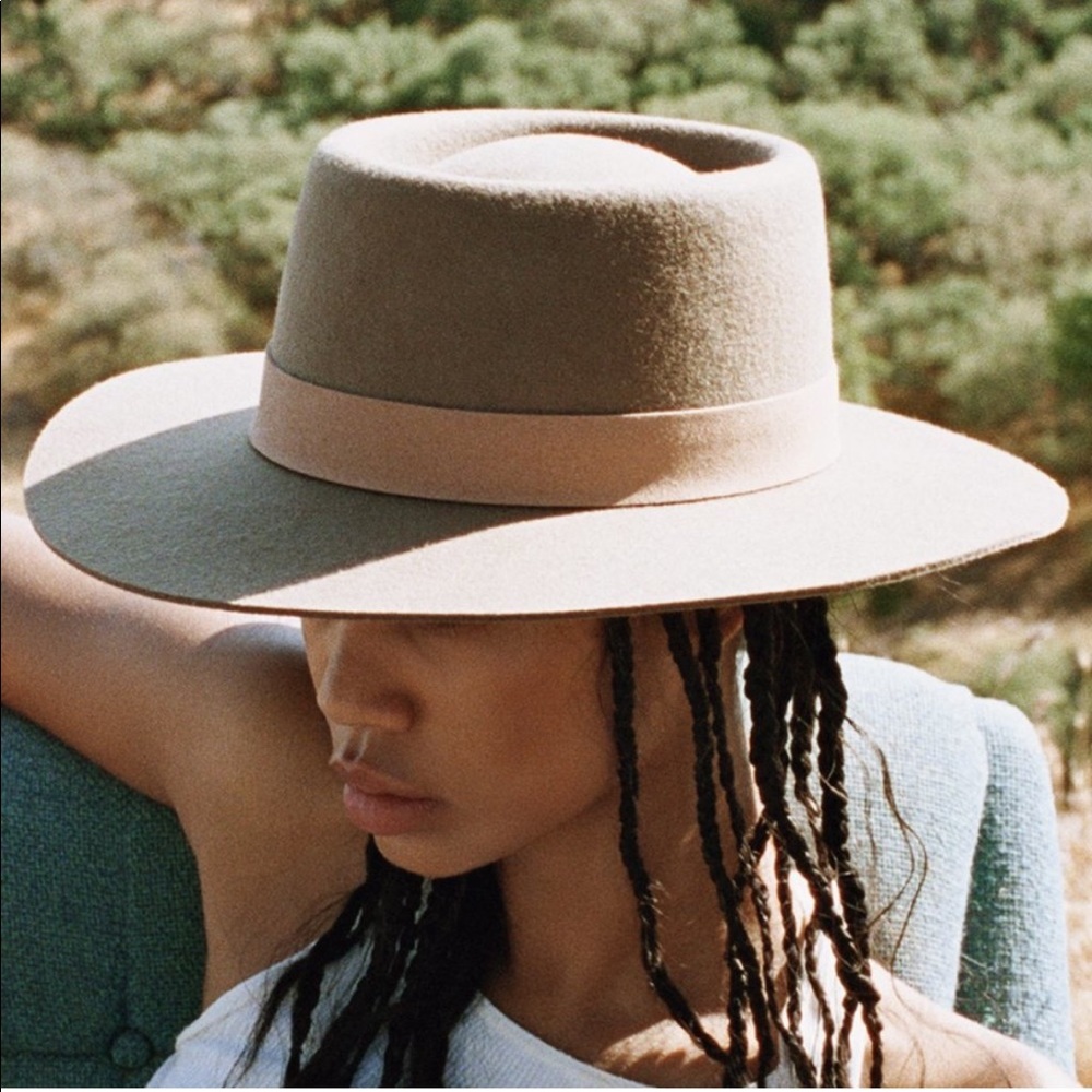 Lack of Color The Mirage Boater Brown Wool Hat